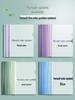 A4 Morandi Gradient Thickened Transparent Document Folder for Students