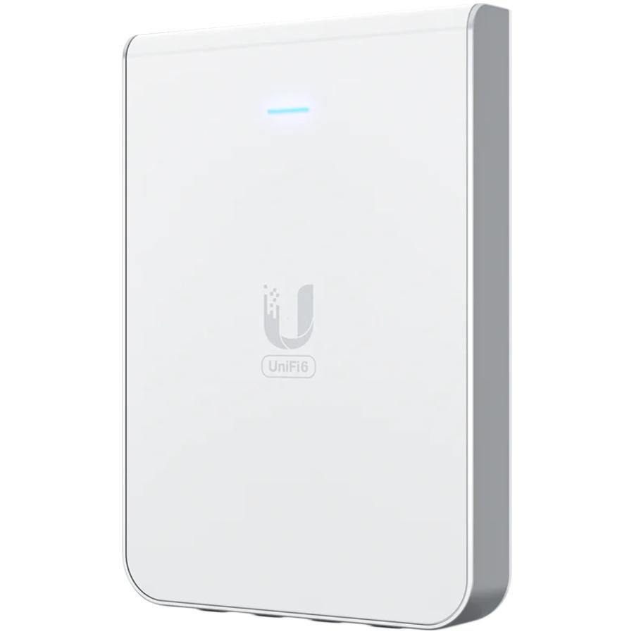 UBIQUITI UniFi U6 Access Point, In-Wall, Wi-Fi 6 AX5400 5x GE