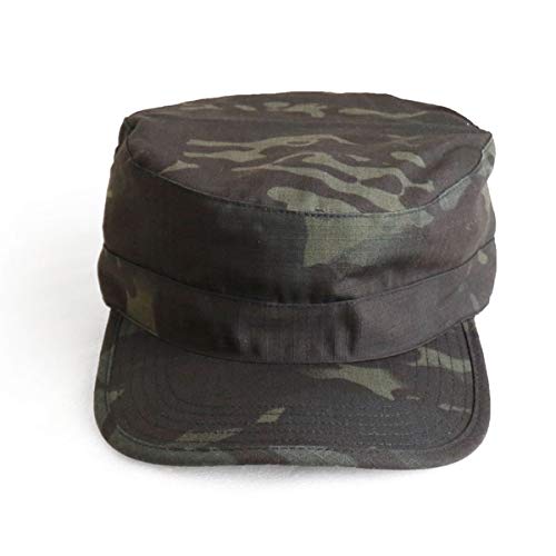 SHENKEL Military Patrol Cap, Multicam Black, Airsoft/Airsoft Game Hat, hat-002mcb