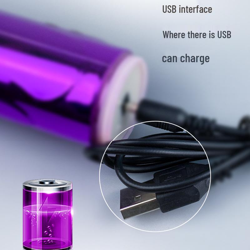 Deba Tri-Head Rotating Vibration Wand - Female Insertable Masturbation Toy