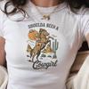 Retro Cowgirl Graphic Tee: Western Rodeo Shirt