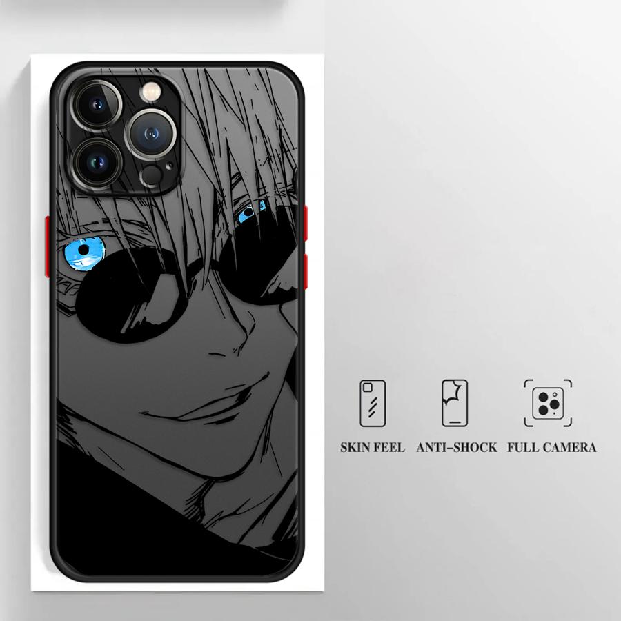 Anime Sukuna Jujutsus Kaisen Soft Cover Case for iPhone 11 8 7 SE XR 15 Pro MAX XS 13 Mini 11 Plus 14 12 16 16 Plus 14Pro 12Pro