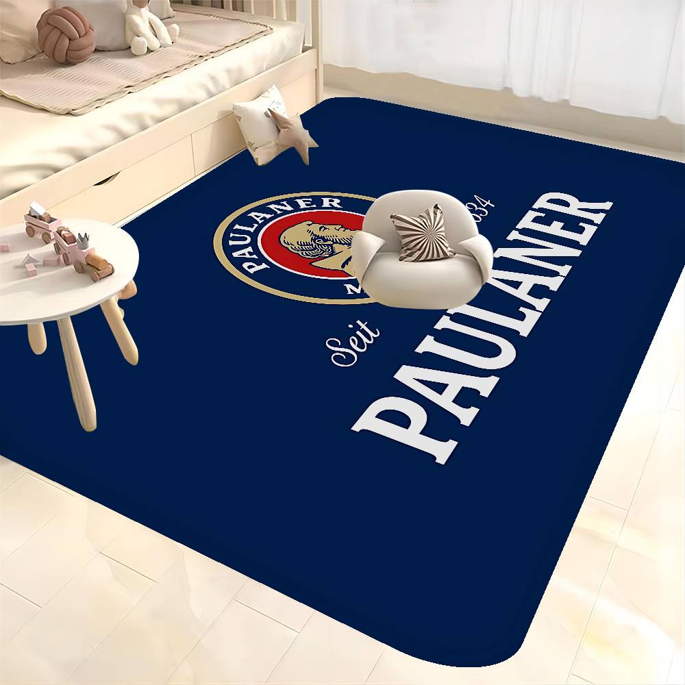 

German Beer Paulaner Entrance Door Mat Nordic Style Bedroom Living Room Doormat Home Balcony Anti-Slip Modern Home Decor 40x60cm