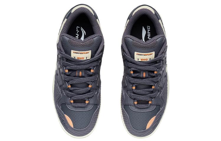 Li Ning CF Tracing The One Soft And Comfortable Low top Skateboard Shoes Men's Ebony Black Color AGCR469-3