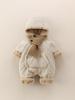 Korean-Style Baby Boy Winter Jumpsuit, Velvet-Thickened and Warm, Cute Autumn/Winter Outerwear