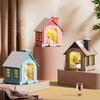 Adorable Snow Humidifier 500ml Mist Sprayer With Warm Lighting For Desk And Home