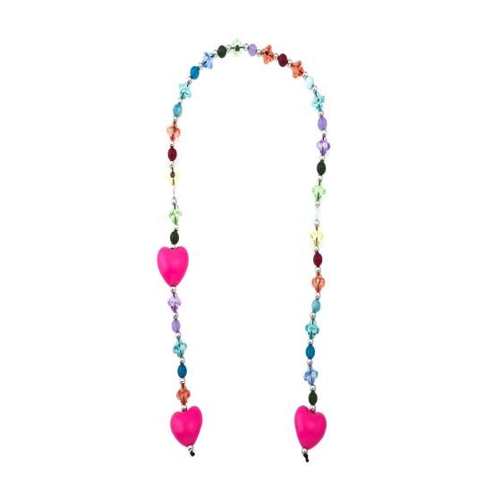 Kirsch-Taschenanhänger Rosa Kirsch-Herz-Anhänger Erdbeer-Anhänger Kette Funkelnder Geldbörsen-Anhänger für Damen Handtasche Tragetasche Zubehör