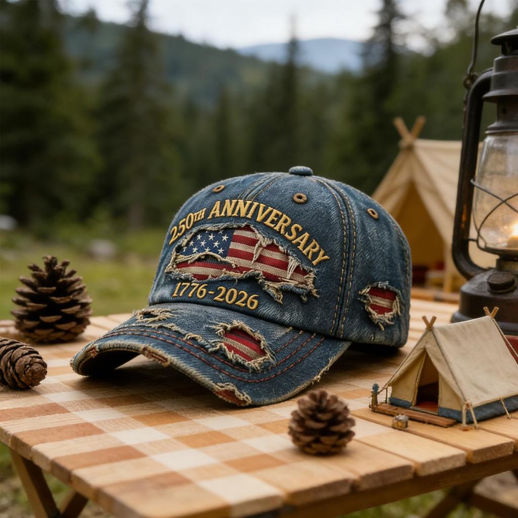 Men's And Women's Commemorative Hat, Distressed Adjustable Sun Hat, Fun Hat