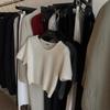 Women's Slimming Short-Sleeve Wool Pullover - Chic Spring Fashion
