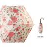 Small fresh 50% off 6 bone vinyl fabric Small gold hook sunscreen sun umbrella Folding parasol umbrella