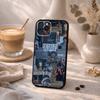 B-Benson American H-Heart Boone Phone Case For iPhone17 16 15 14 13 12 11 Pro Max Plus,5G Soft Black Case
