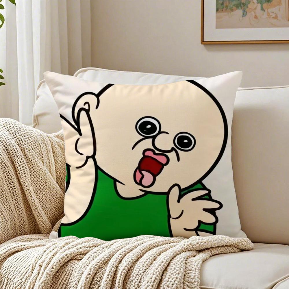 Cute Korean Cartoon B-Bbangbbangs D-Diary Cushion Cover Linen Pillowcase Soft For Sofa Bed Home Room Decor