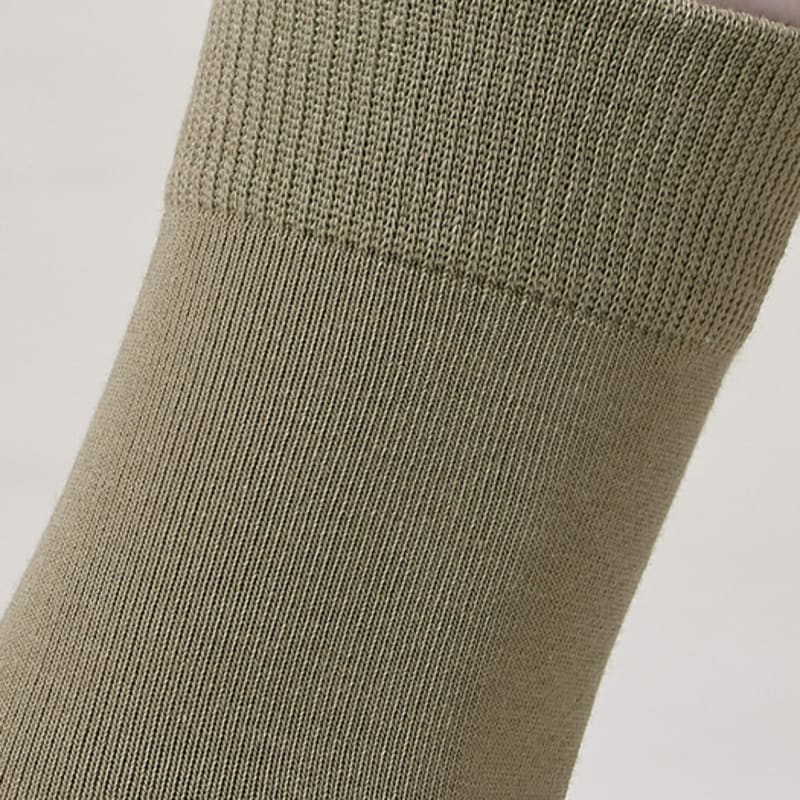 HUGDAY Basic 10-Color Quarter Socks