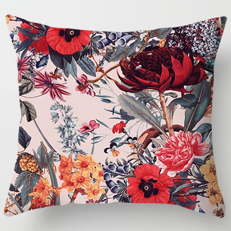 Mode Floral Kissenbezug Dekokissen Sofakissen Wohnzimmer Dekoration Bezug