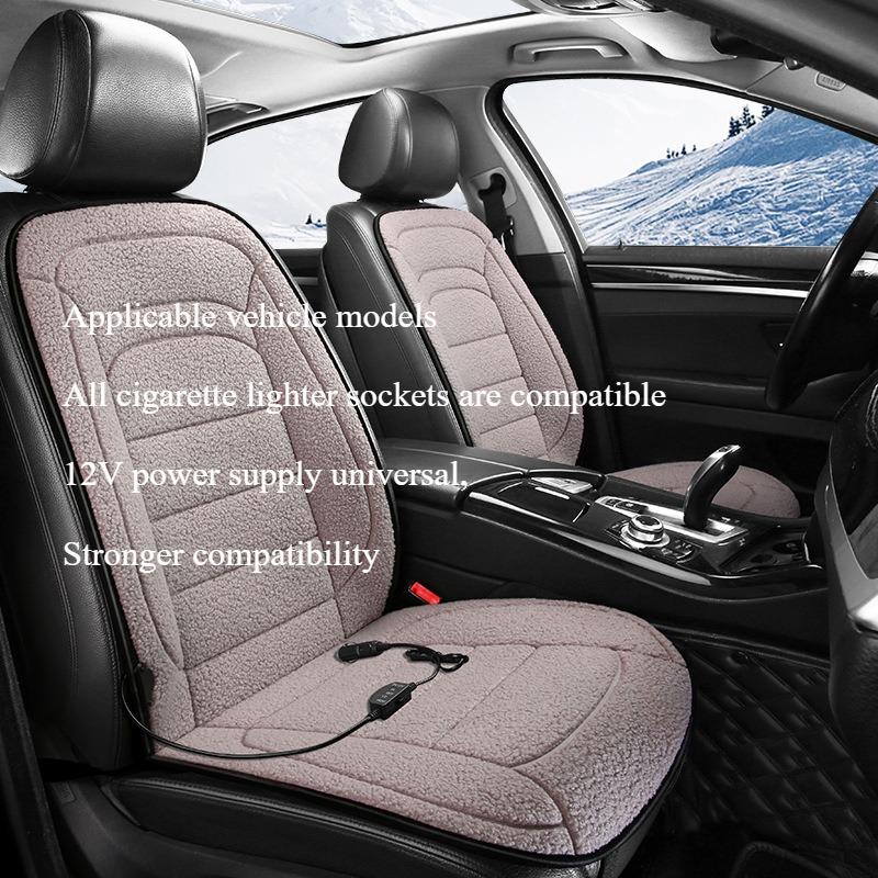 1PC Car Heating Seat Cushion USB5V Office Winter Single Seat Car Seat Electric Heating Pad 12V Truck