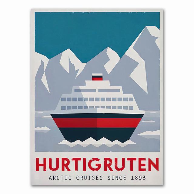 

Швеция Дания путешествия винтажный плакат настенная живопись на холсте скандинавские картины и принты домашний декор для гостиной без рамки 21*30cm