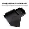 Car Storage Box for MG ES5 S5 EV 2024 2025 2026 Armrest Storage Box Center Console Lower Storage Tray Car Accessories Organizer