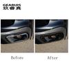 Auto-Styling für BMW X5 X6 X7 G05 G06 G07 Automobile Heckklappe Rahmen Dekoration Abdeckungen Aufkleber Trim Auspuffrohr