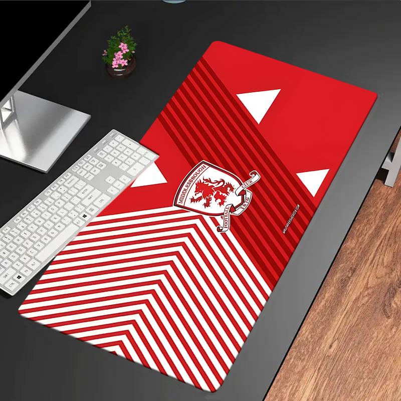 Middlesbrough Football Club Crest Mouse pad, Gaming Mouse Pad, keyboard pad, Desk Decor for computer notebook Fan Gift Birthday Gift