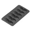 Easy Release Mustache Mold 6 Cavities Biscuit Fondant Mold Chocolate Candy Mold  Cake Decor