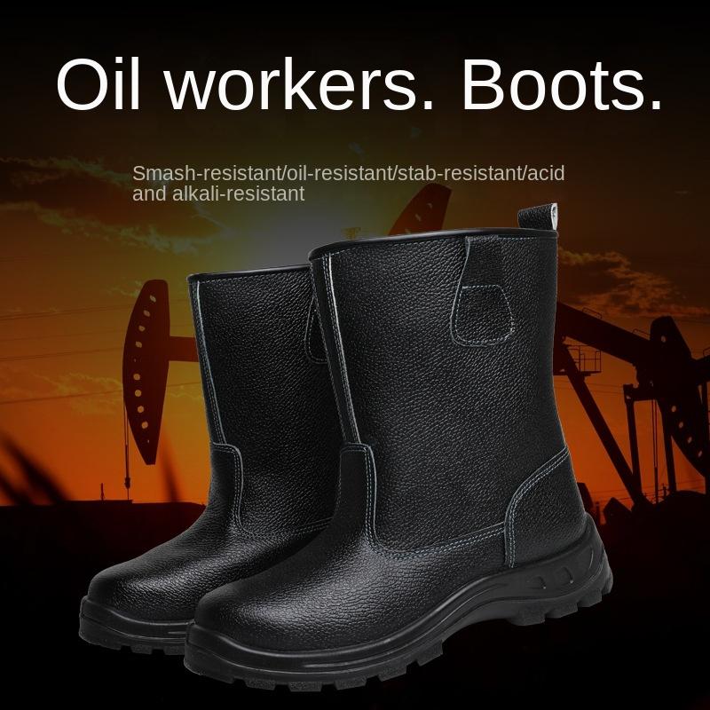 Labor Insurance Shoes, Smash-proof and Puncture-proof Boots, Protective Safety Shoes, Wear-resistant Steel Baotou, Electric Welding Shoes