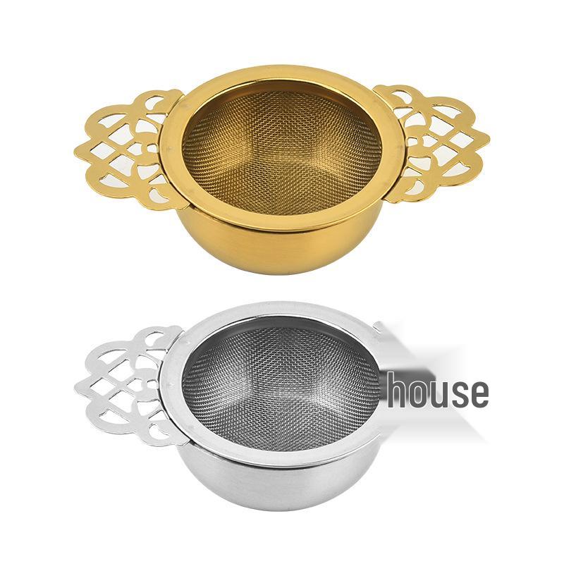 304 Stainless Steel Tea Infuser Set with Lace Design