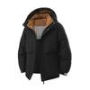 Outdoor Hooded Graphene Cotton Jacket for Men, Autumn and Winter Thick Warm Jacket for Men