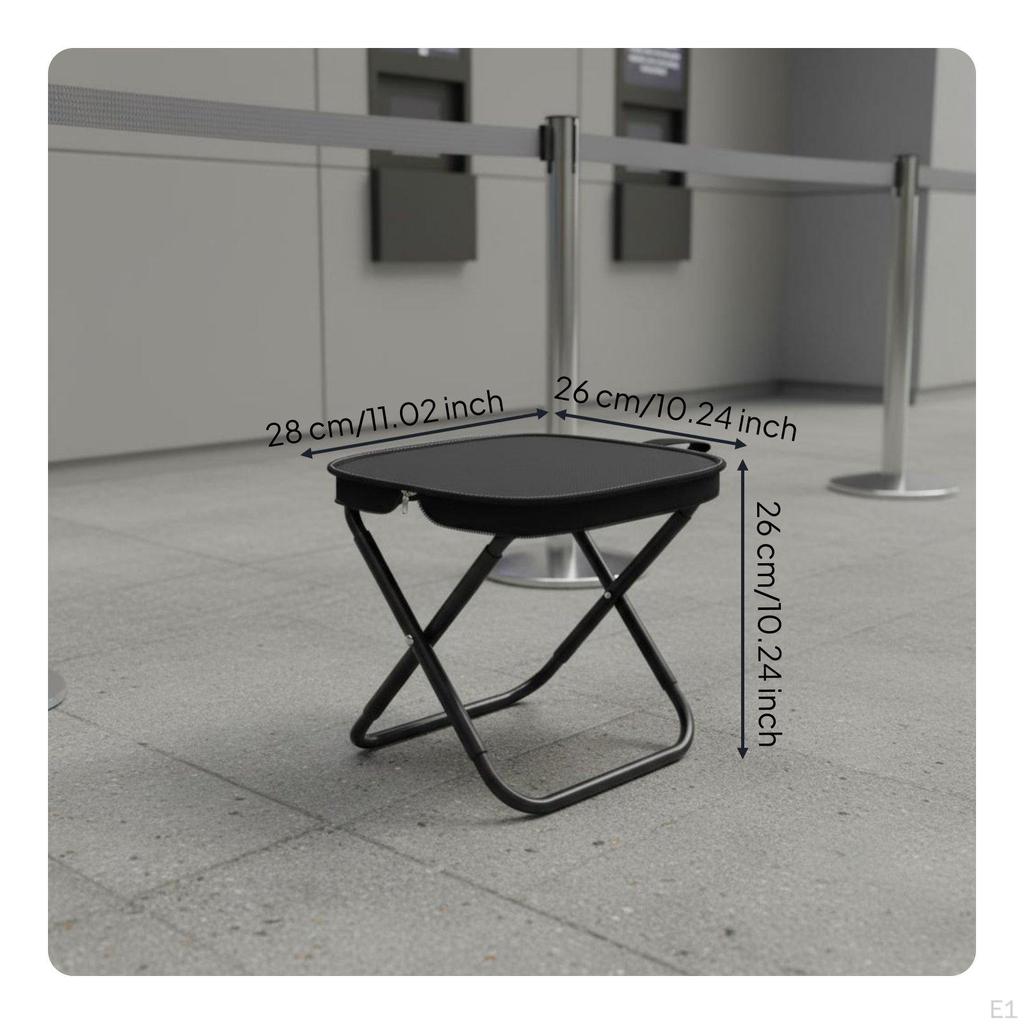 Handbag Folding Stool Foldable Small MultiFunctional Lightweight Camping Chair for