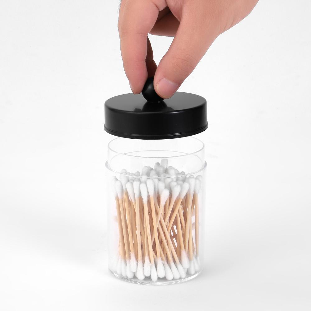 4-teiliges/3-teiliges Aufbewahrungsset, Multifunktionale Aufbewahrungsbox, Rustikale Deko Wattestäbchenhalter, Geeignet für Wattestäbchen, Make-up-Schwämme