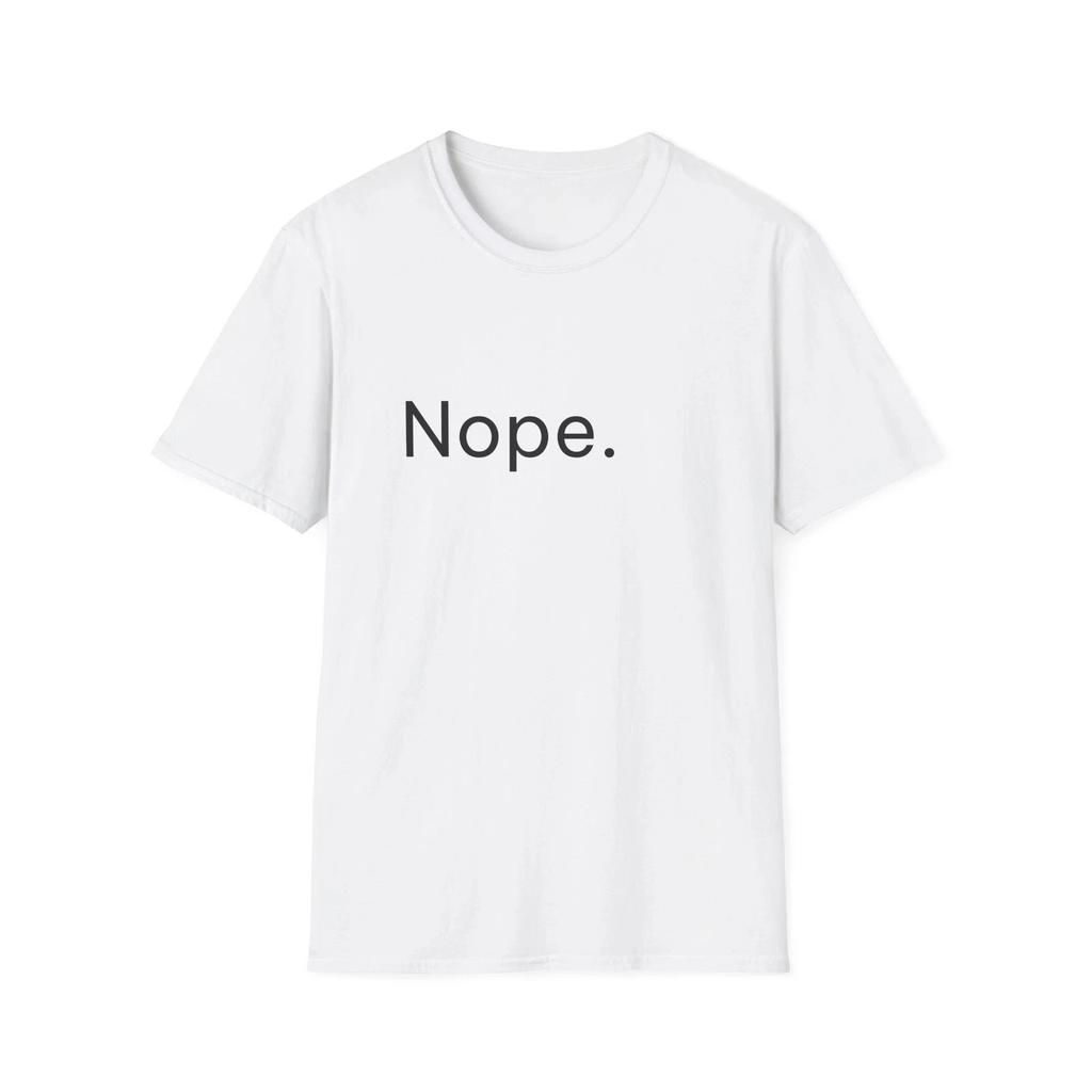 Funny White Graphic T Shirt Unisex Softstyle