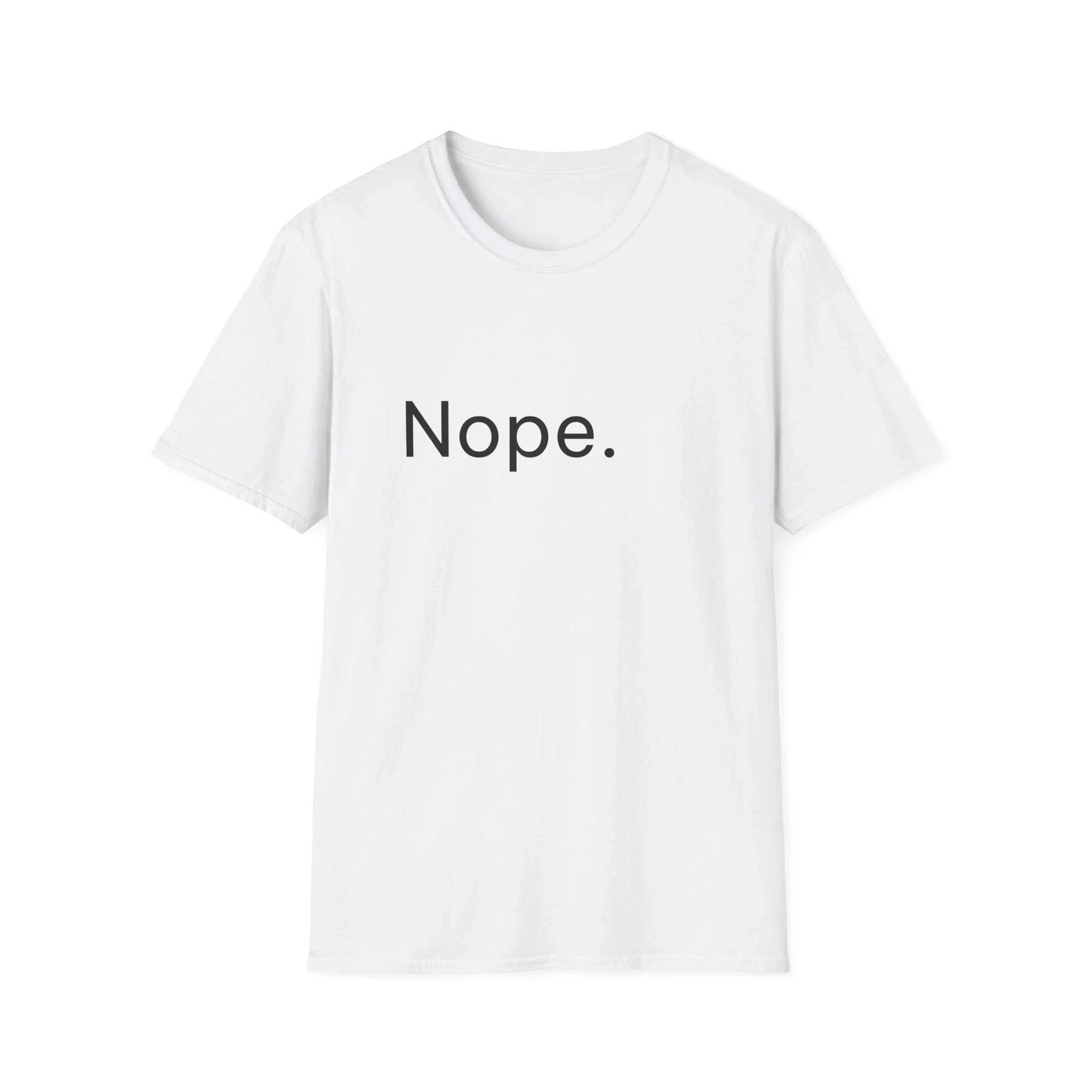 Funny White Graphic T  Shirt Unisex Softstyle S