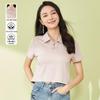 TATU Women's Summer New Chinese Style Polo Short Sleeve Shirt