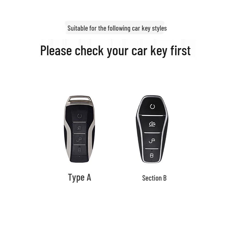 Car Key Case for BYD Models: Han, Dolphin, Seagull, Song Plus DMI, Yuan Plus, Tang, Song Pro, Qin - Full Protective Cover.