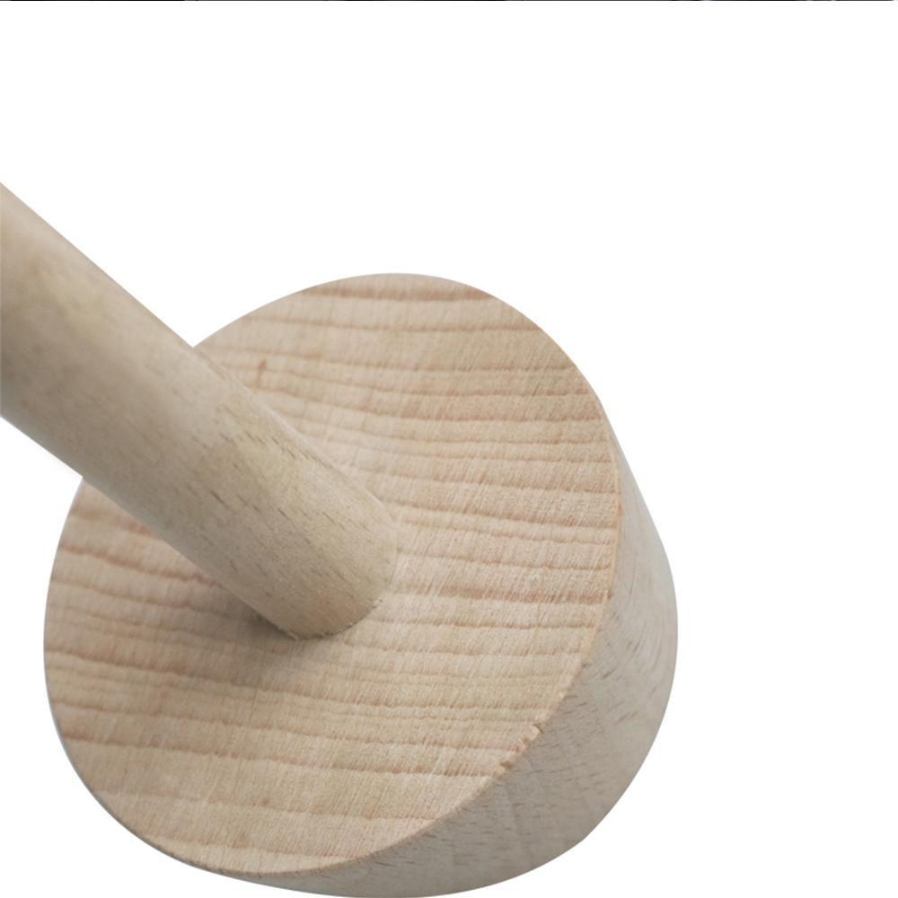 New Double Side Baking Supplies Pastry Pusher Cake Tools Wooden Egg Tart Tamper