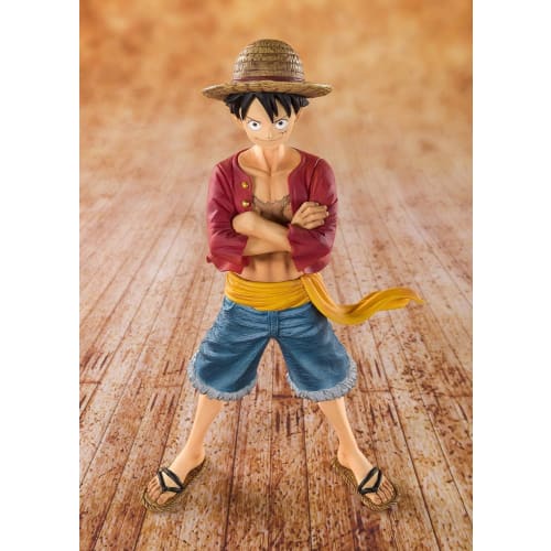 TAMASHII NATIONS Figuarts ZERO ONE PIECE Straw Hat Luffy (Resale Version) Approximately 140mm PVC & ABS Painted Movable Figure