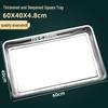 304 Stainless Steel Commercial Rectangular Steaming Tray