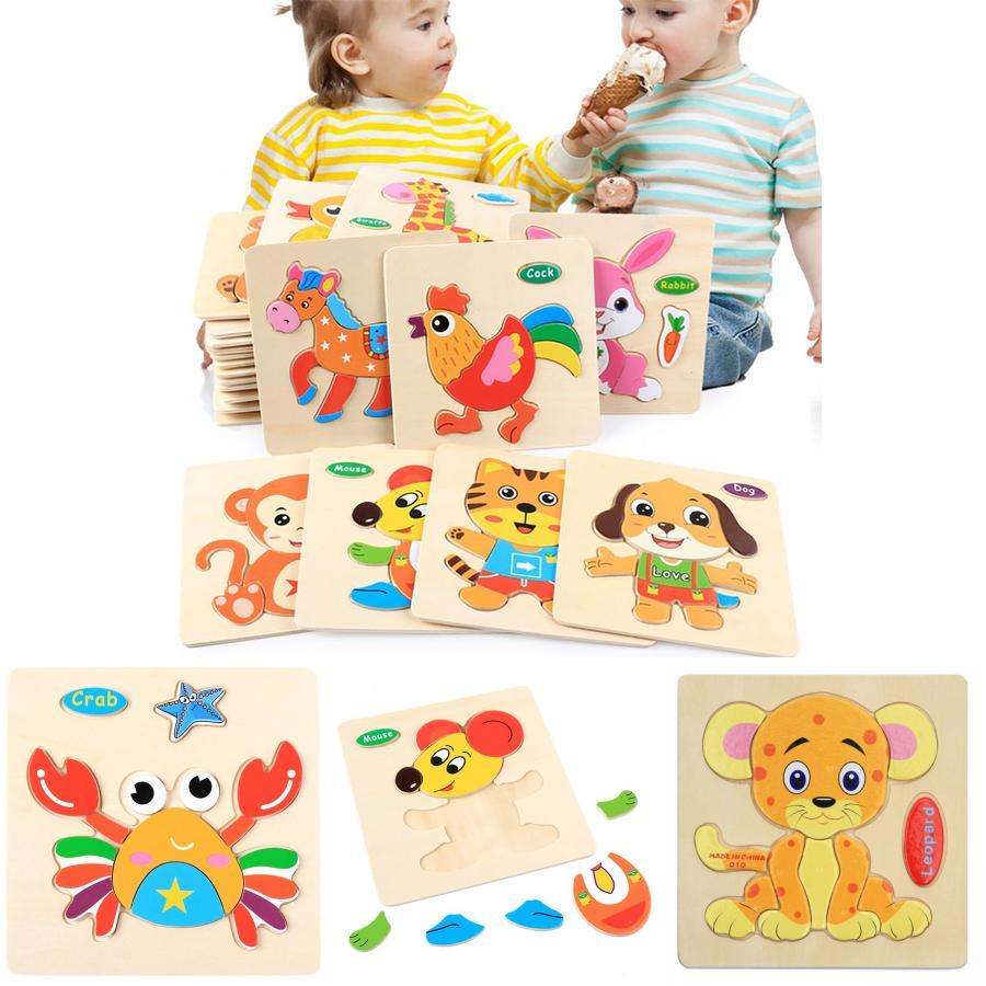 Premium Quality Wooden Puzzle Educational Developmental Baby Kids Training Toy With Fashion Style