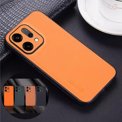 Custodie Per Oppo K13 Turbo Pro Fibra di Carbonio Pelle PU Copertura Antiurto Per Reno 14 13 11 Pro A5 5G Custodia Morbida Antiurto Bumper