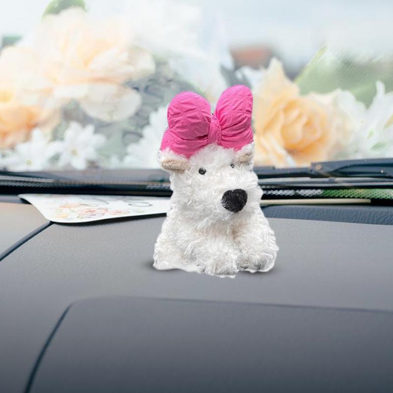 For Refer To Description Car Center Console Decoration Car Decorative Ornament Plush Dog Multifunctional Car Decorative Items