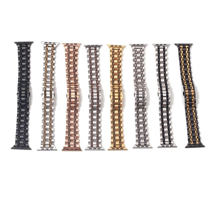 Hot Selling Watch Accessories Stainless Steel Chain Band Replacement Smart Watch Band for Apple Watch Series 8/9/10/11/Ultra/SE