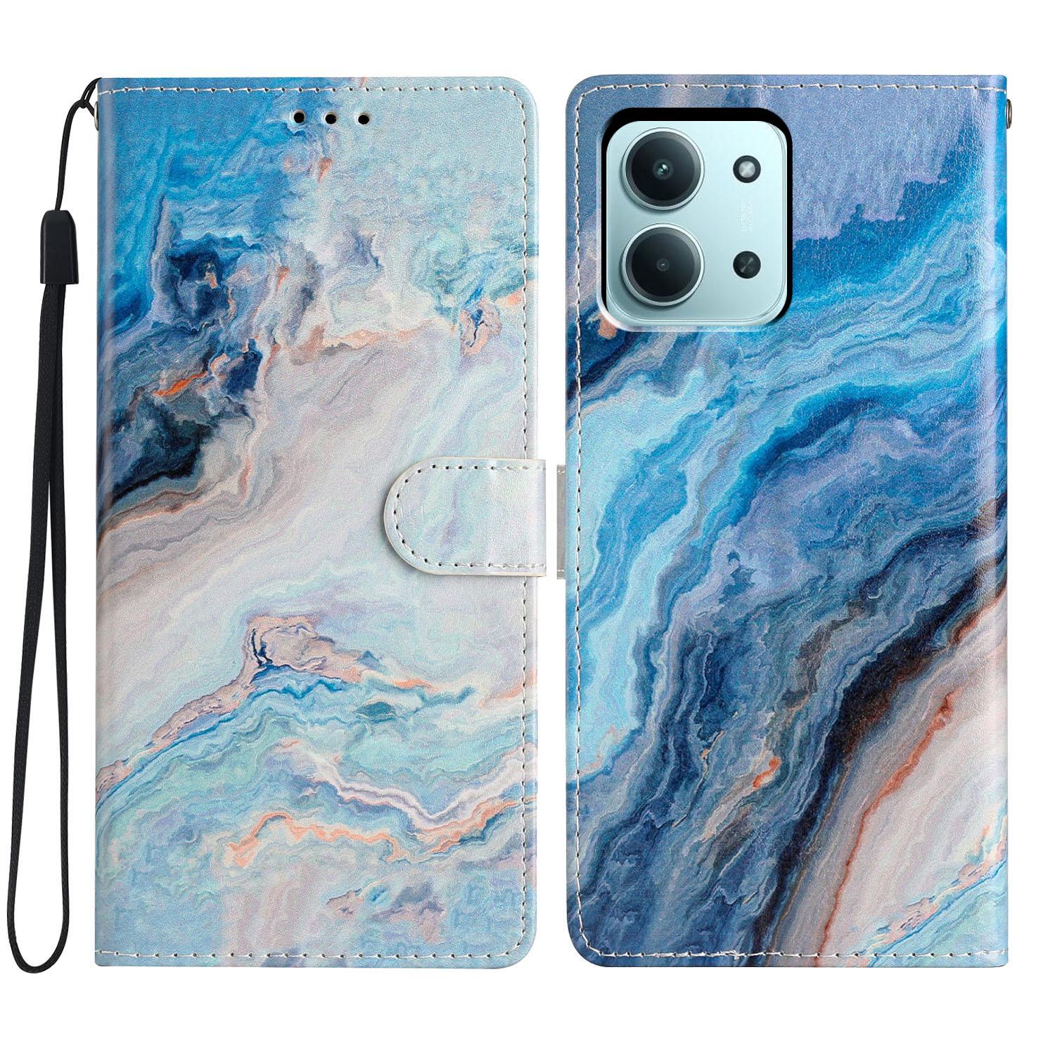 

Для Xiaomi Redmi 15C 5G (Європа) (173 мм)/15C 4G (Європа) (173 мм) Чохол-гаманець зі штучної шкіри з друком візерунка, підставкою та ремінцем H