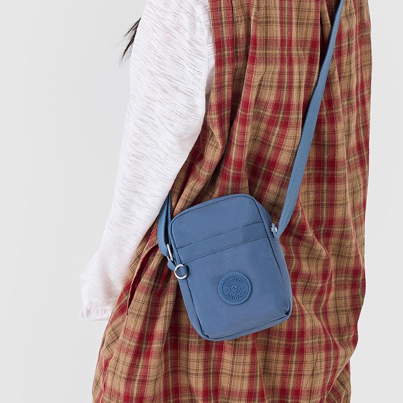 Borsa a Tracolla da Donna Multi-Scomparto in Nylon Idrorepellente Borsa a Spalla per Telefono Cellulare