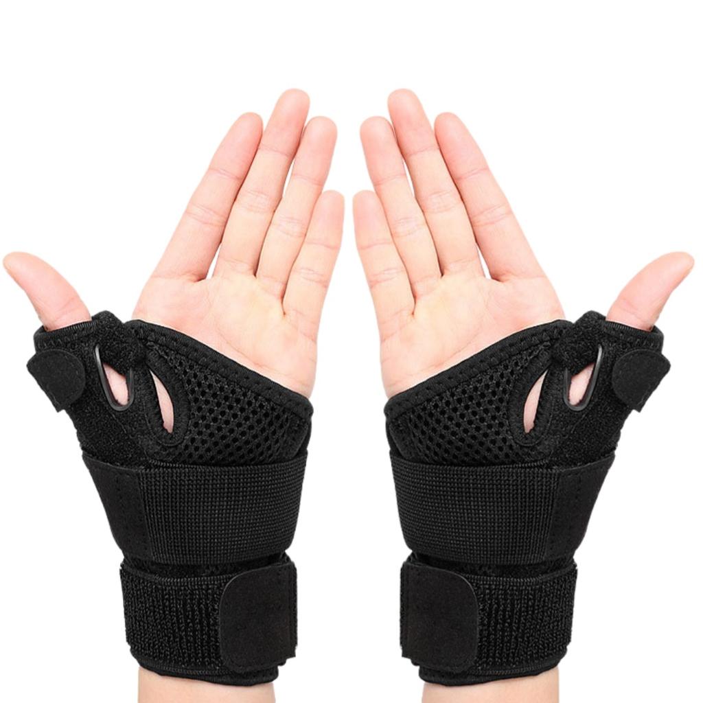 Adjustable Double Support Wrist Brace With Binding Strap For Joint Pain Relief Thumb Splint Compression Wrist Strap