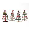 Christmas Tree-Shaped Wooden Letter Sign: Creative Desktop Decoration
