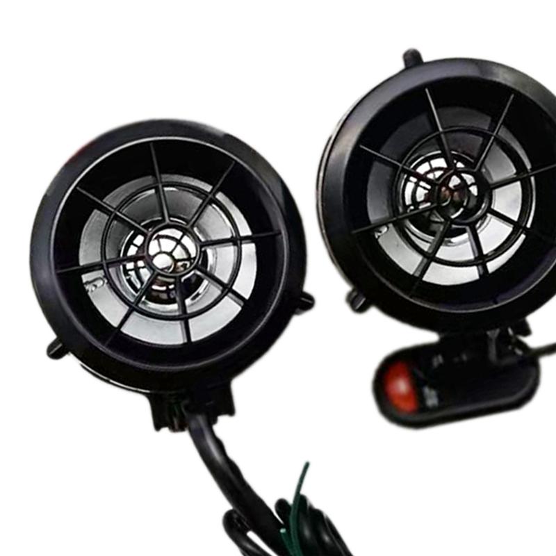 Motorcycle Sound System Colorful Flashing Lights Bluetooth MP3 FM Radio Player Stereo Speakers Music Amplifier-A87Q