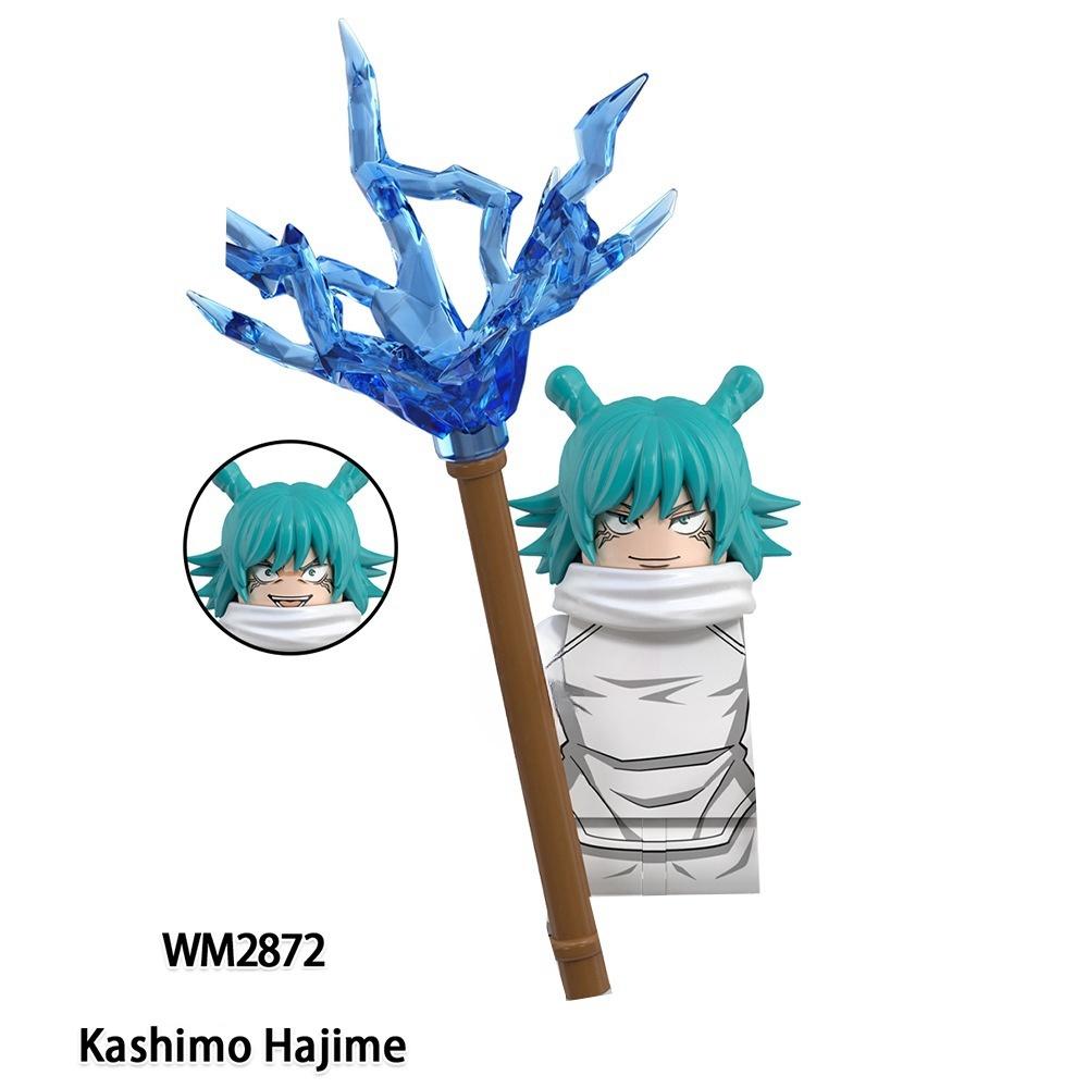 Jujutsu Kaisen Anime Cartoon Gojo Satoru Itadori Yuj Fushiguro Megumi Okkostu Yuta Building Blocks Mini Action Figures Kids Toy