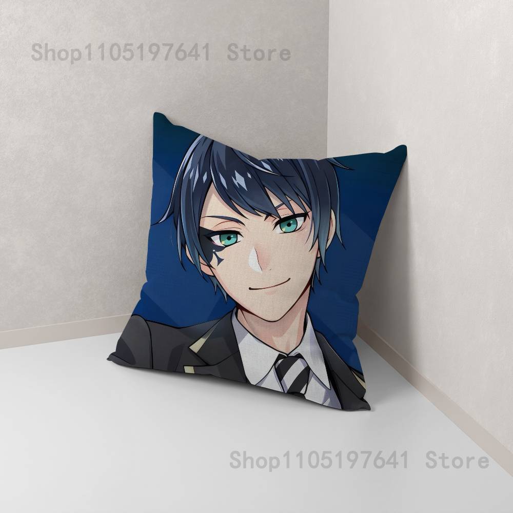 

Anime T-Twisted W-Wonderland Pillow Case For Sofa Decor Car Office Room Printing Cushion Cover Decorations and Protector 12x12Inch
