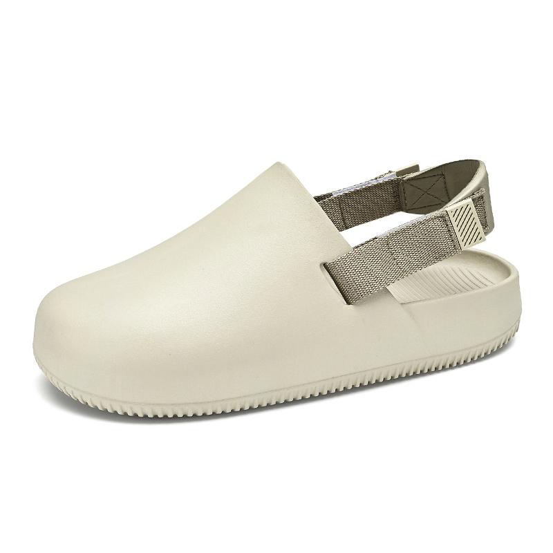Men's Casual Closed Toe Shoes EVA Thick-soled Sandals Outdoor Beach Shoes