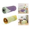 Foldable Tunnel Cat Toy Play Center Playground Collapsible Play Toys Interactive Toy for Rabbit Hamster Kitten Bunny Indoor Cats