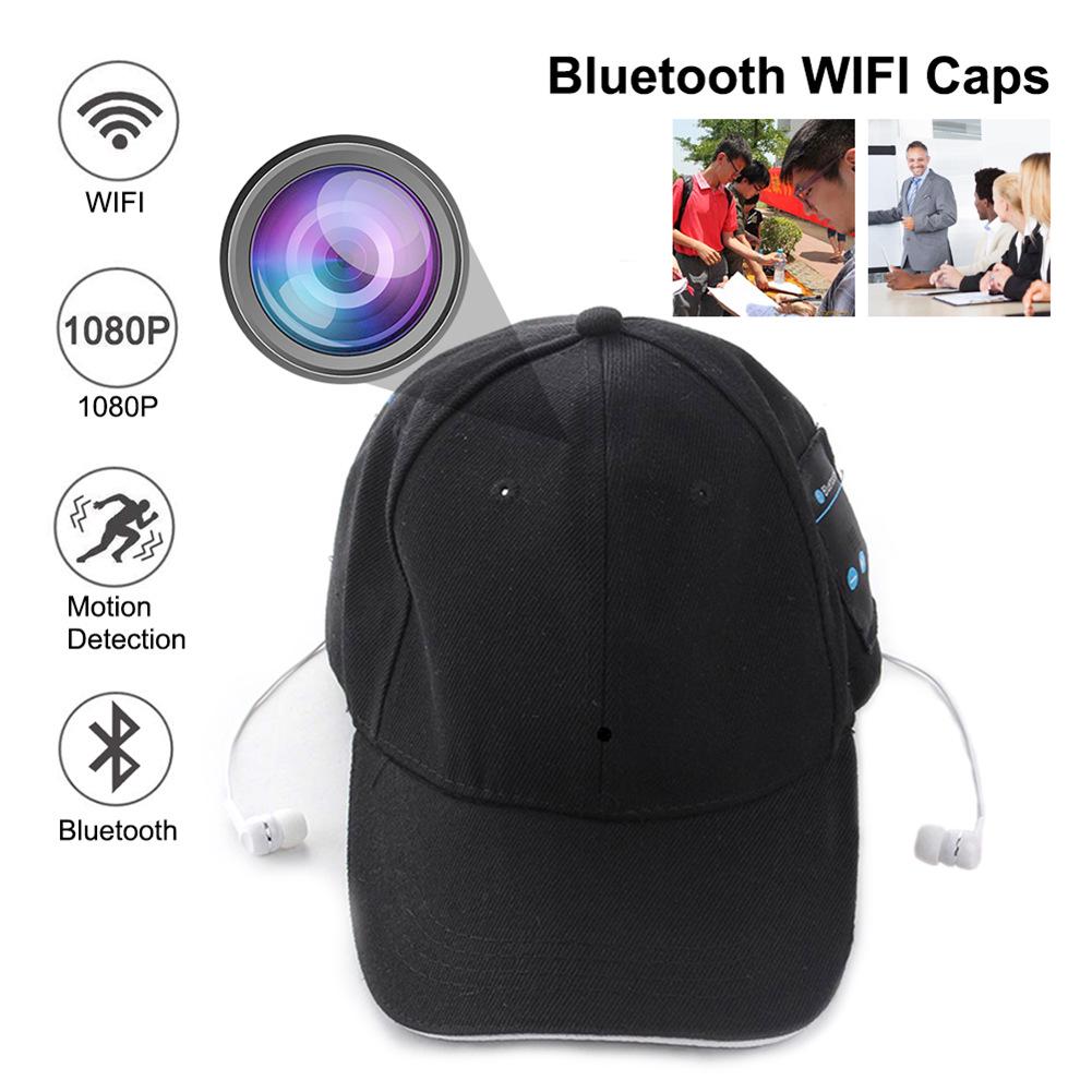 Buy WiFi Remote HD 1080P Hidden Camera Bluetooth Headset Wireless Music ...